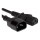 CABO TRIPOLAR EMENDA TIPO MONITOR | COMPRIMENTO: 1,8M | C13 X C14 | NOVO