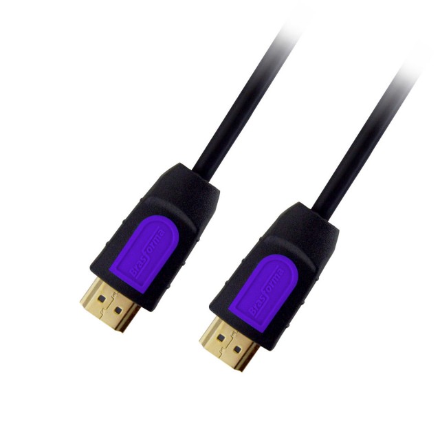 Cabo HDMI de Alta Definição + Organizadores de Cabos – Brasforma HDMI6005