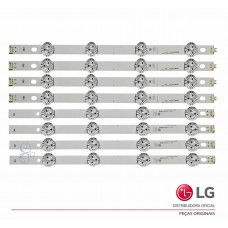 KIT BARRAMENTO LED LG 40LF5700 40LF5750 40LF6350 AGF79044001 AGF79044002 AGF30153201 NOVO - ORIGINAL 