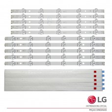 KIT BARRAMENTO LED LG 55LB5600 55LB6200 55LB6500 55LF5600 55LF5800 55LF5900 55LF6500 CÓDIGOS: AGF78401601 AGF78401701