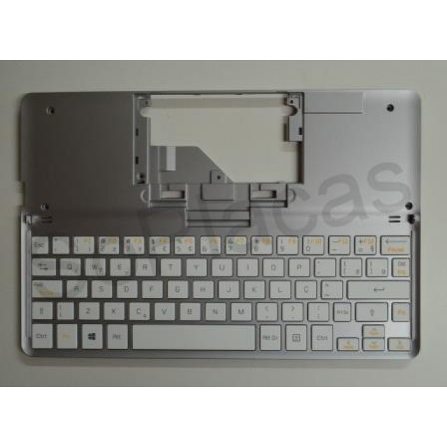 TECLADO SLIDEPAD LG H160-G H160-SVC AFP73827204 AEW73389804 V137867AR1 PEÇAS E COMPONENTES LG www.soplacas.tv.br