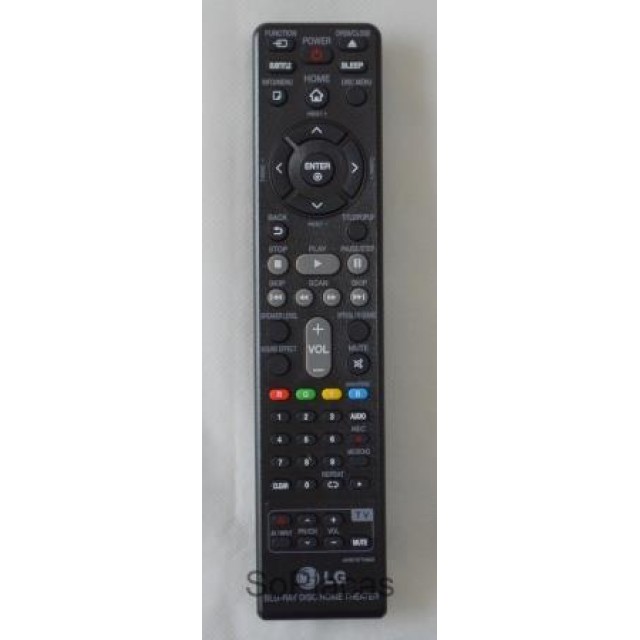 CONTROLE REMOTO LG HB954TZW AKB69491501 CONTROLE REMOTO LG www.soplacas.tv.br