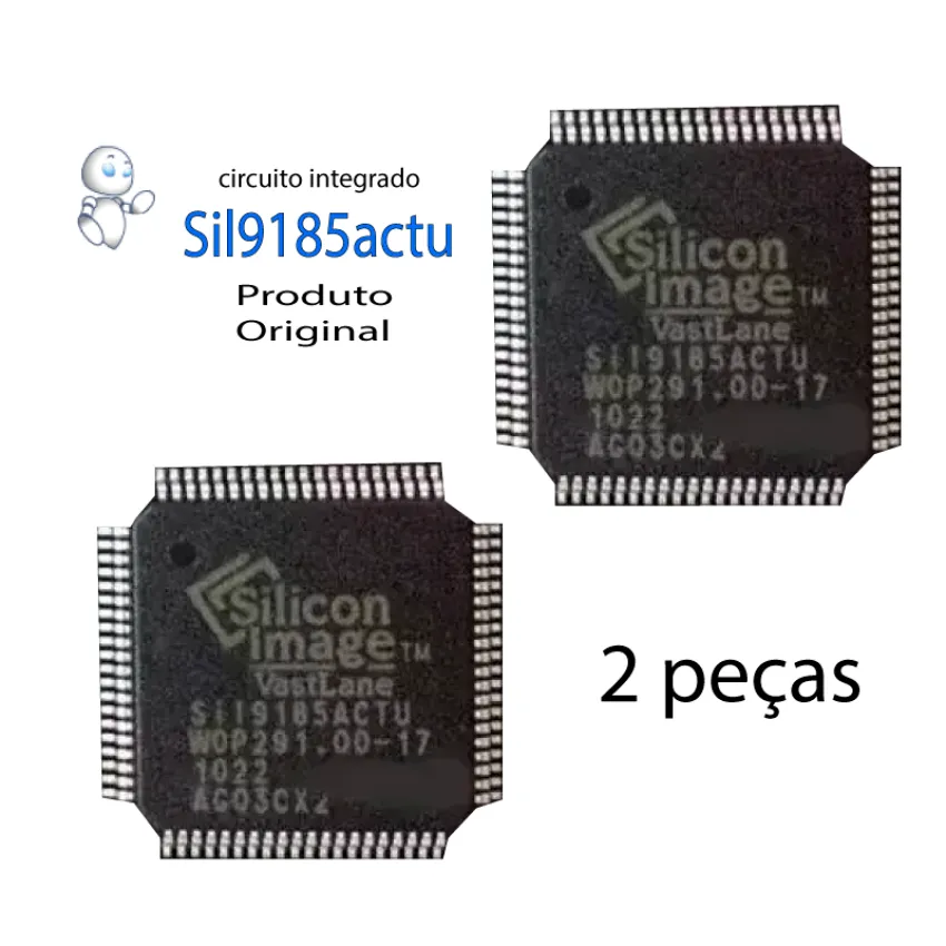 CIRCUITO INTEGRADO SMD SIL9185ACTU SIL 9185 **KIT C/ 2 PEÇAS** SMD ORIGINAL SONY