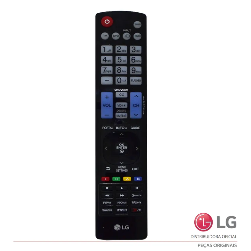CONTROLE REMOTO LG SMART 43LU660H 49LU660H 49UW760H 55UW760H AKB73755475 AKB76037102  | ORIGINAL