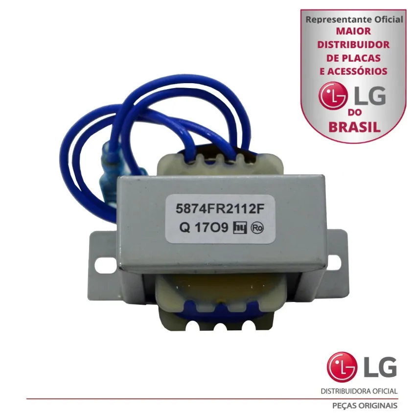 Transformador Condensadora Ar Condicionado Lg 5a 220v 1.1kva 60hz Arnu28gbga2 Arnu36gbga2 5874fr2112f