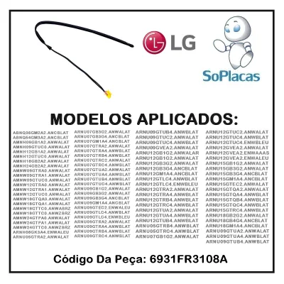 Sensor De Temperatura Ar Condicionado Lg Arnu Atnh Crnu Ebg61106804