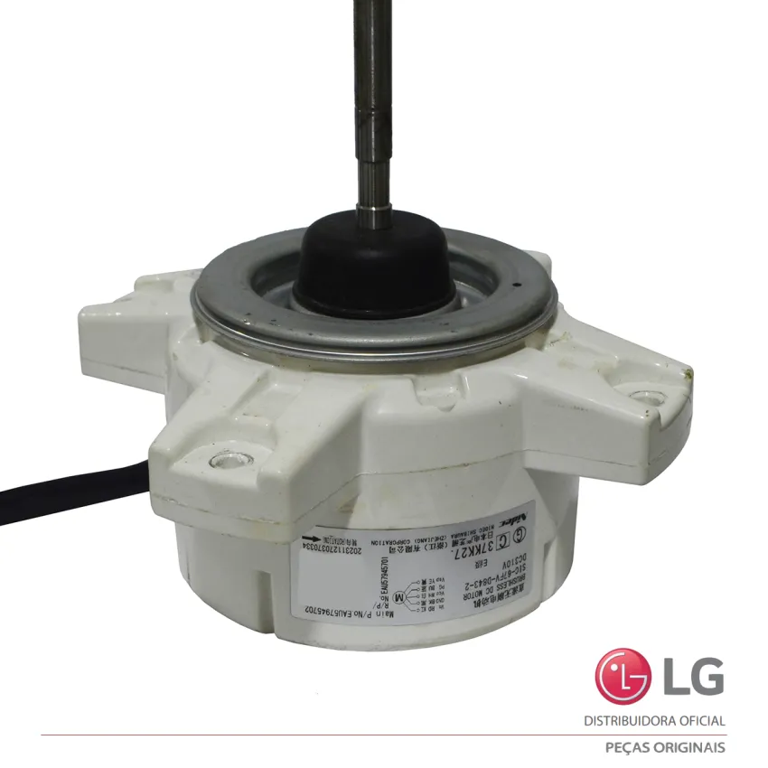 MOTOR DO VENTILADOR CONDENSADORA INVERTER LG A2UW16GFA0 A2UW16GFA2 SIC-67FV-D843-2 EAU57945702 EAU57945712 | SEMI NOVO