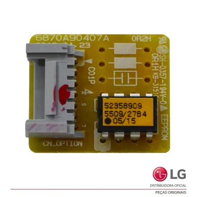 PLACA ELETRÔNICA EPROM MULTI-V AR CONDICIONADO LG PRCKA0 PRCKA1 PRDCA0 EBR52358909 6870A90407A