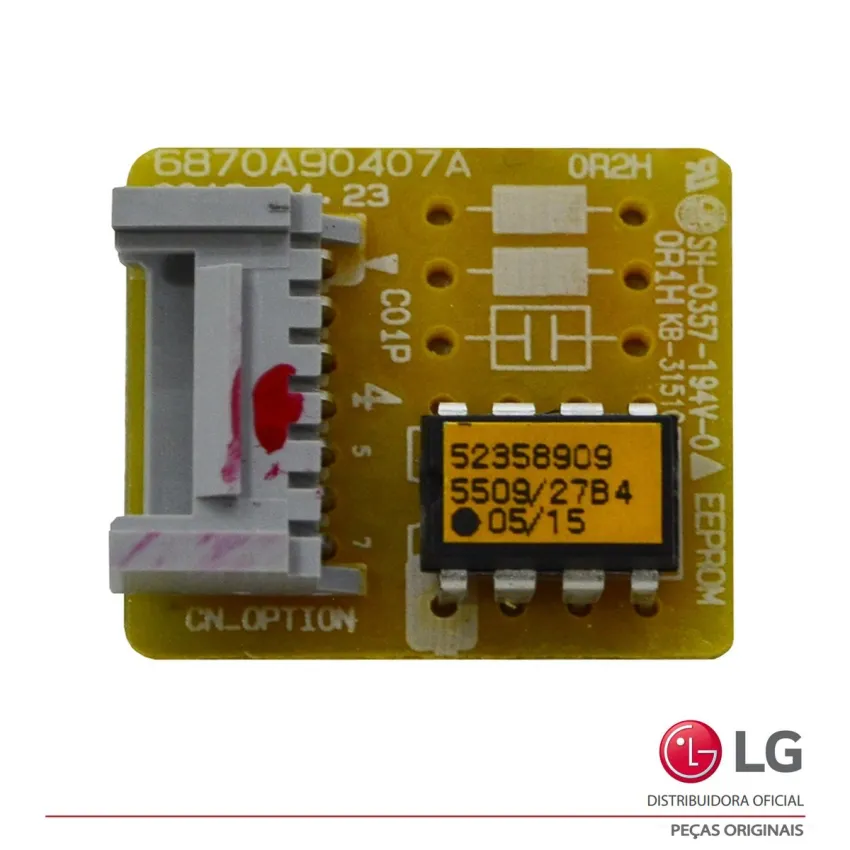 PLACA ELETRÔNICA EPROM MULTI-V AR CONDICIONADO LG PRCKA0 PRCKA1 PRDCA0 EBR52358909 6870A90407A