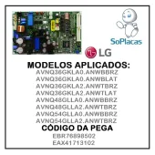 PLACA PRINCIPAL AR CONDICIONADO LG AVNQ36GKLA0 AVNQ48GLLA0 AVNQ54GLLA2 EBR76898502 EAX41713102 - ORIGINAL