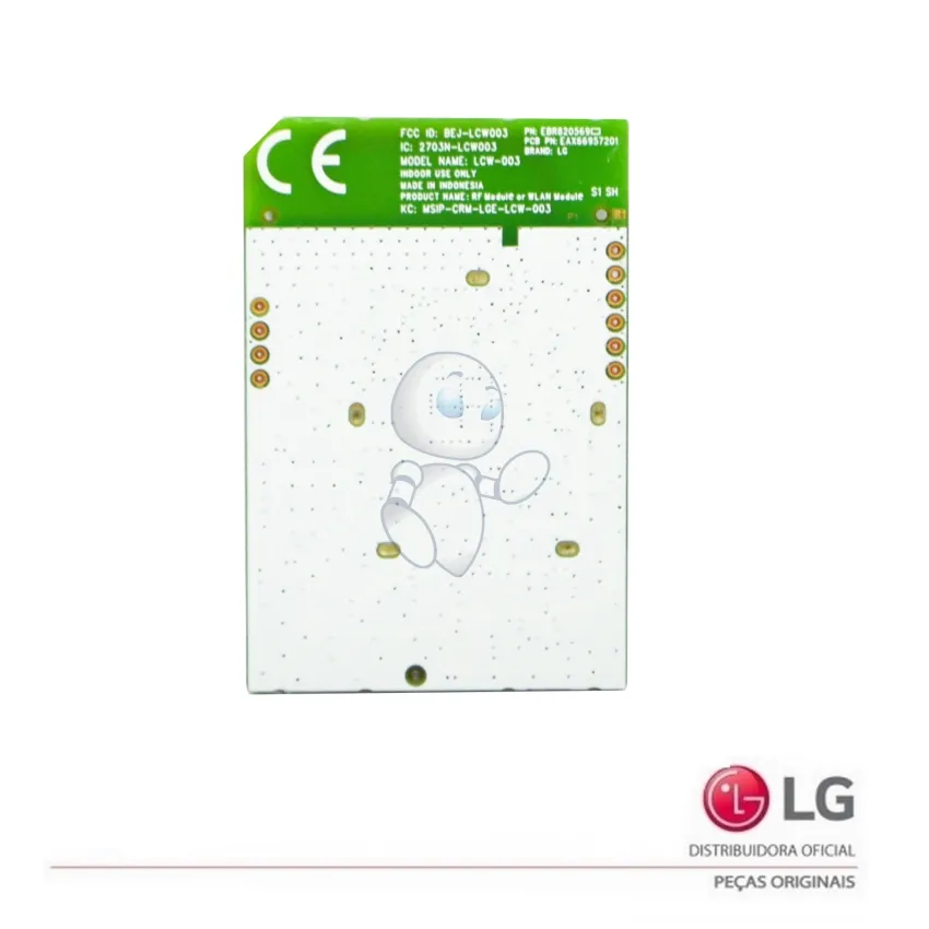 PLACA WI-FI AR CONCIONADO LG S4NQ09WA51A S4NQ09WA51B S4NQ12JA314 EBR82056913 EBR82056902 EAX66957201 - ORIGINAL