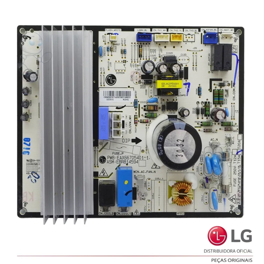 PLACA PRINCIPAL CONDENSADORA LG S4UQ09WA51A S4UQ09WA51C S4UQ09WA5AA EBR82870716 EAX66705401 - ORIGINAL