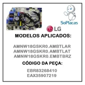 PLACA PRINCIPAL AR CONDICIONADO LG AMNW18GSKR0 EBR83268410 EAX35907219 - ORIGINAL