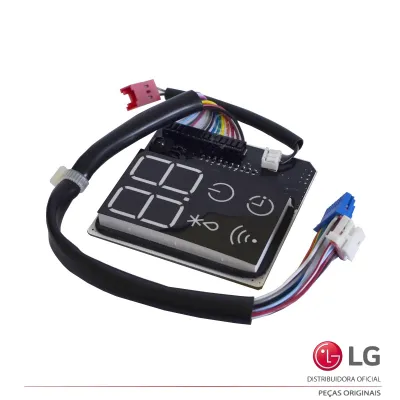 PLACA DO DISPLAY AR CONDICIONADO LG AMNW07 AMNW09 AMNW12 AMNW18 AMNW24 EBR83686412 EAX66216702 - ORIGINAL