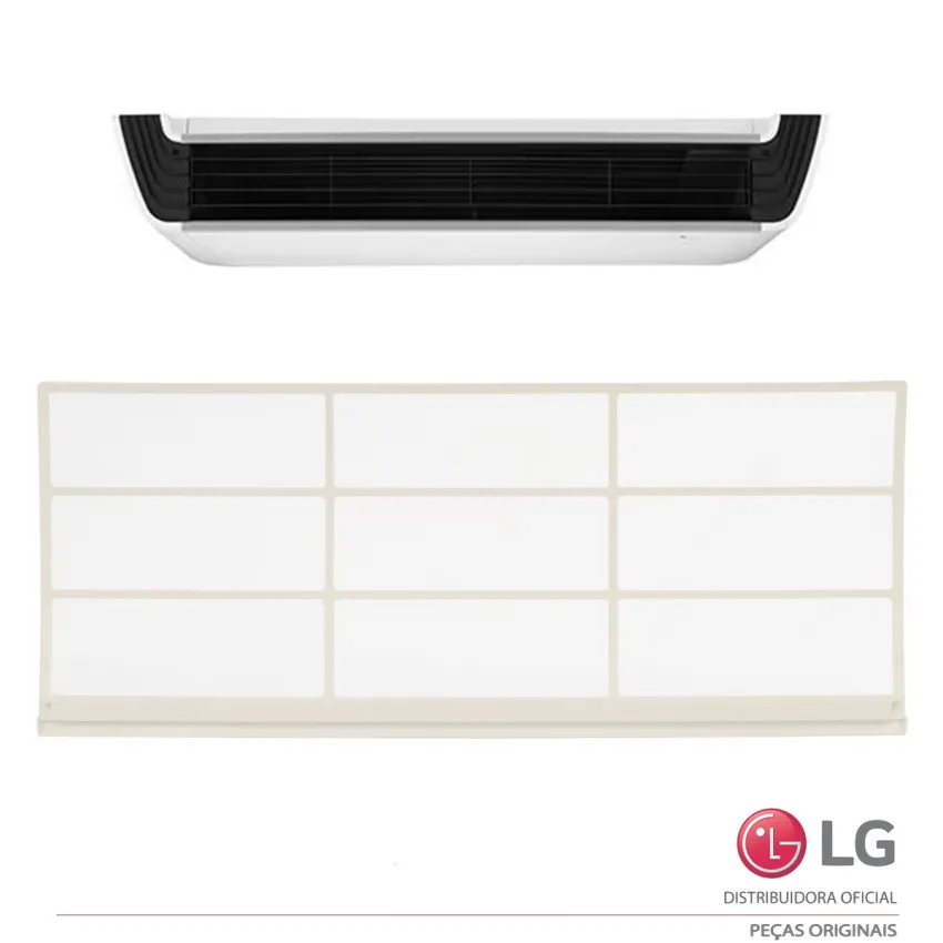 FILTRO DE AR DA EVAPORADORA AR CONDICIONADO LG ARNU36GV2A4 ARNU48GV2A4 AVNQ48GM2A0 AVNQ60GM2A0 MDJ64344501 | ORIGINAL