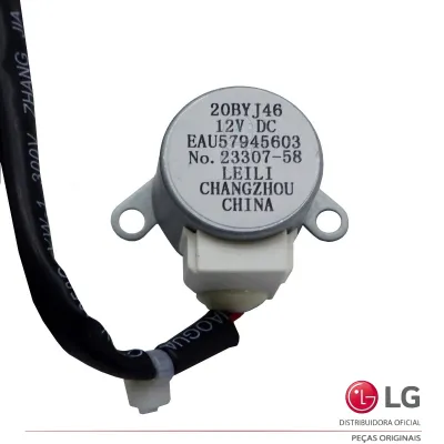 MOTOR SWING / ALETA AR CONDICIONADO LG 12V AMNW07GDBR0 AMNW09GDBR0 AMNW12GDBR0 20BYJ46 EAU57945603