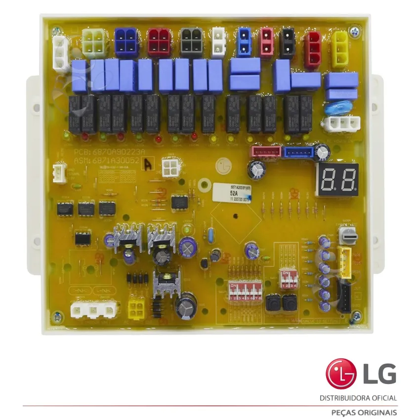 PLACA PRINCIPAL AR CONDICIONADO LG PRHR020 PRHR030 PRHR040 6871A30052A 6870A90223A