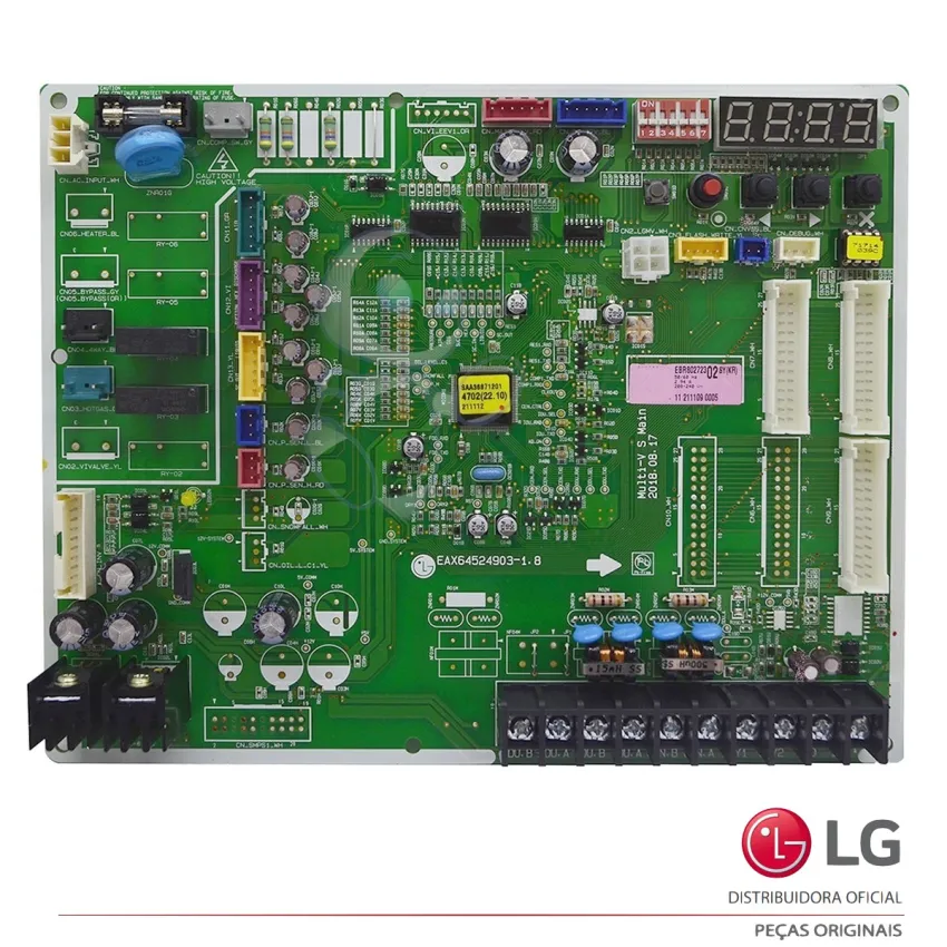 PLACA PRINCIPAL AR CONDICIONADO LG ARUN100BSS0 CRUN100BSS0 EBR80272302 EAX64524903 - ORIGINAL