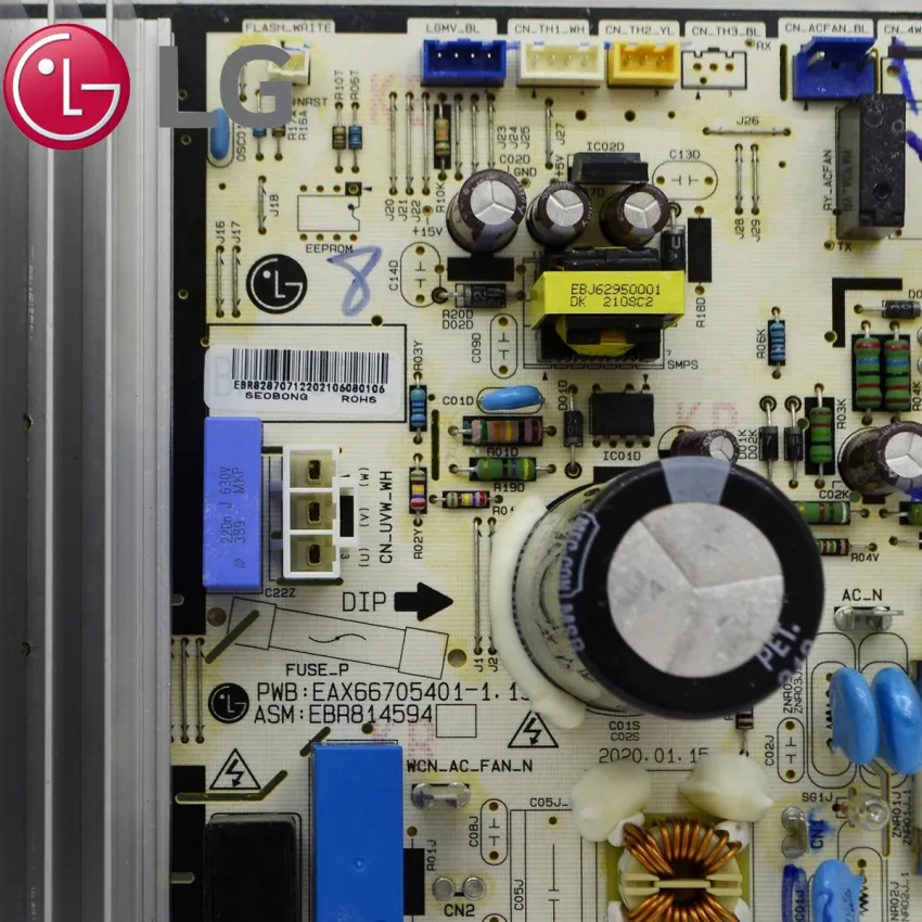 PLACA PRINCIPAL CONDENSADORA LG S4UQ12JA3AD S4UQ12JA3A5 EBR82870712 EAX66705401 - ORIGINAL