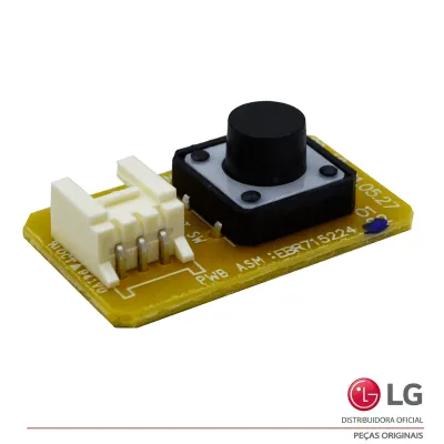 BOTÃO LIGA / DESLIGA EVAPORADORA AR CONDICIONADO LG EBR71522401 EBR81706401 6870A90077B