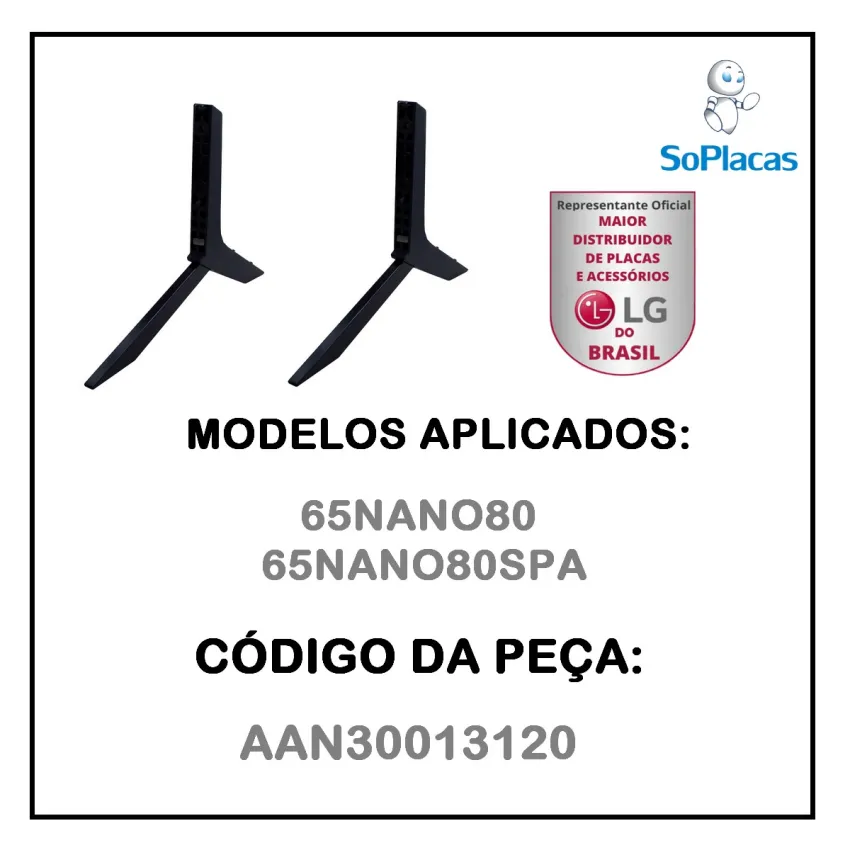 BASE PEDESTAL LG 65NANO80 65NANO80SPA AAN30013120 | ORIGINAL