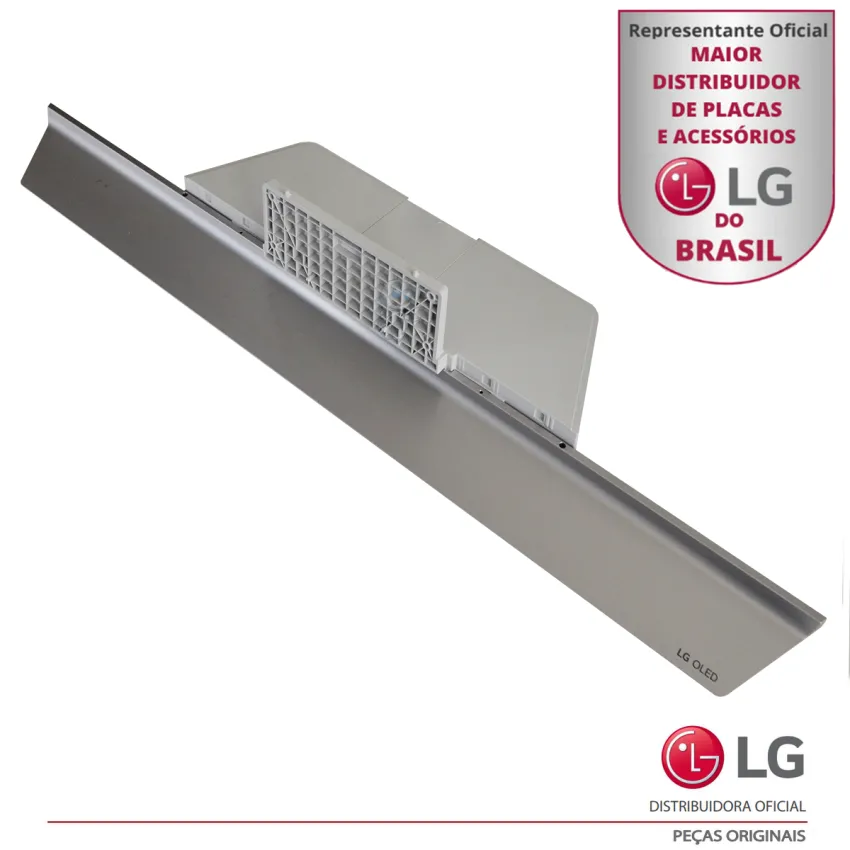 BASE PEDESTAL COMPLETA OLED55C1 OLED55C9 OLED55CX OLED65C9 OLED65CX MAM652452 COR:  CINZA