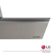 BASE PEDESTAL COMPLETA OLED55C1 OLED55C9 OLED55CX OLED65C9 OLED65CX MAM652452 COR:  CINZA
