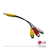 CABO ADAPTADOR LG EAD61273134 P3 X 3 RCA FEMEA - ORIGINAL