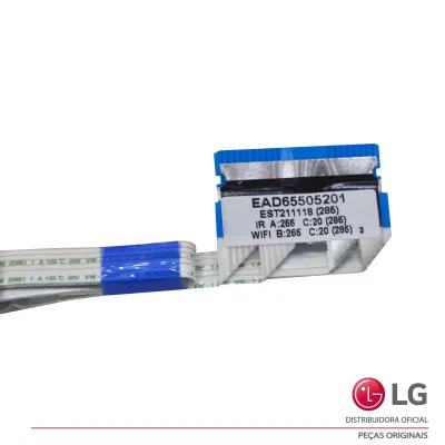 CABO FLAT LG 32LK610B 32LK611C 32LK615B 43LJ5500 43LJ551C 43LJ5550 EAD65505201 EAD63986902 - NOVO