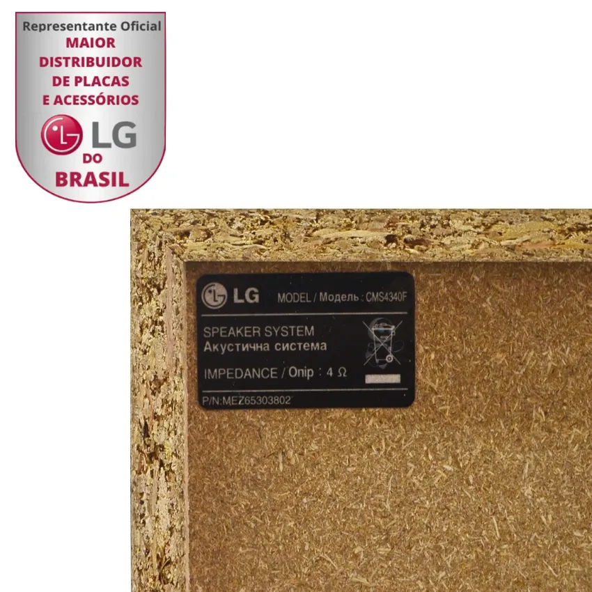 CAIXA ACUSTICA LG CM4340 TCG35749301 TCG35749309