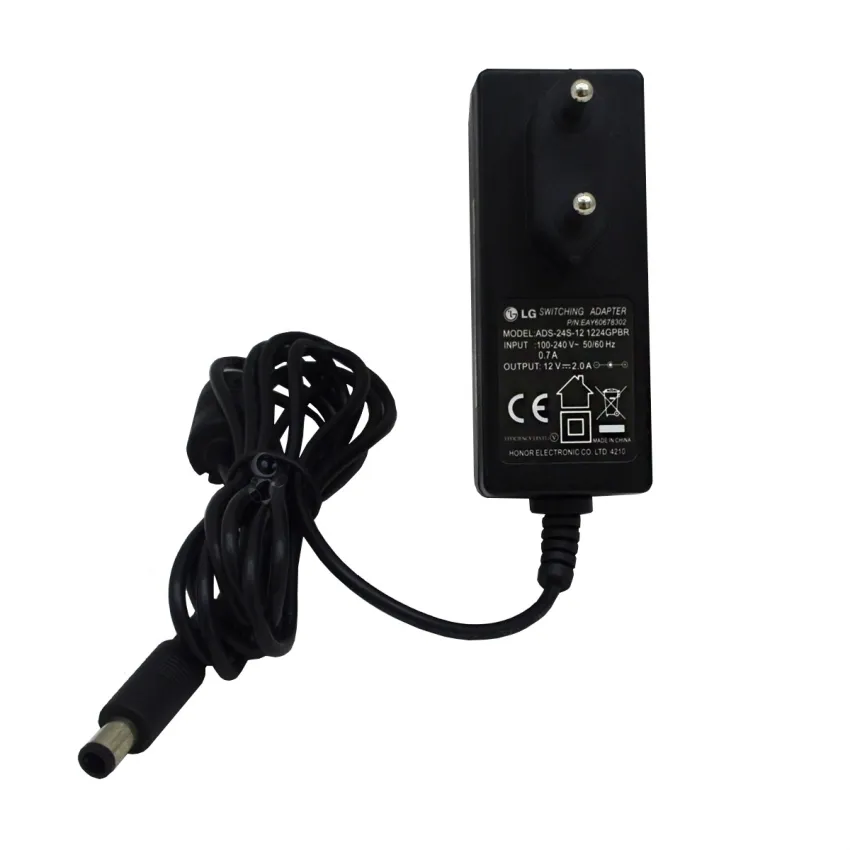 FONTE EXTERNA MONITOR LG 12V - 2.0A E1940S E1950T ADS-24S-12 EAY60678302