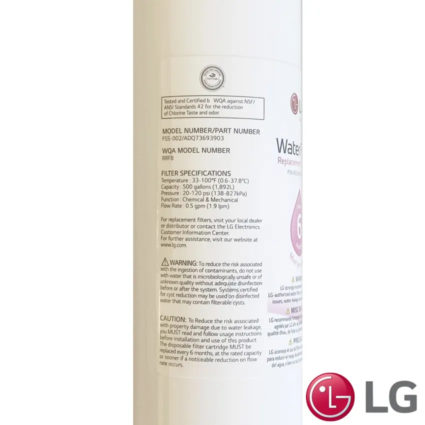 FILTRO DE ÁGUA LG WATER FILTER SX5532SB GR-J297WSBN ADQ73693901 ADQ73693903 REFRIGERADOR DOOR IN DOOR