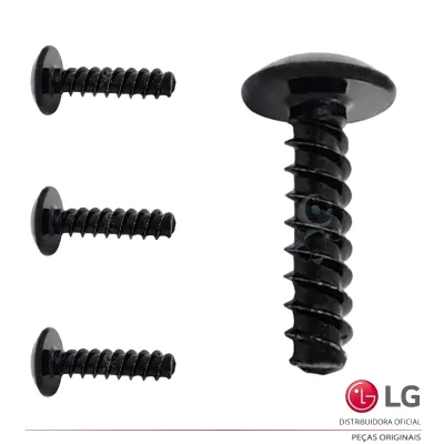 KIT 4 PEÇAS | PARAFUSO DE FIXAÇÃO DA BASE 14MM PARA TV E MONITOR LG 32LK610B 32LK611C 32LK615B 32LM620B FAB30006309