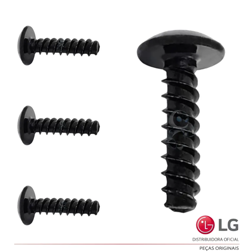 KIT 4 PEÇAS | PARAFUSO DE FIXAÇÃO DA BASE 14MM PARA TV E MONITOR LG 32LK610B 32LK611C 32LK615B 32LM620B FAB30006309