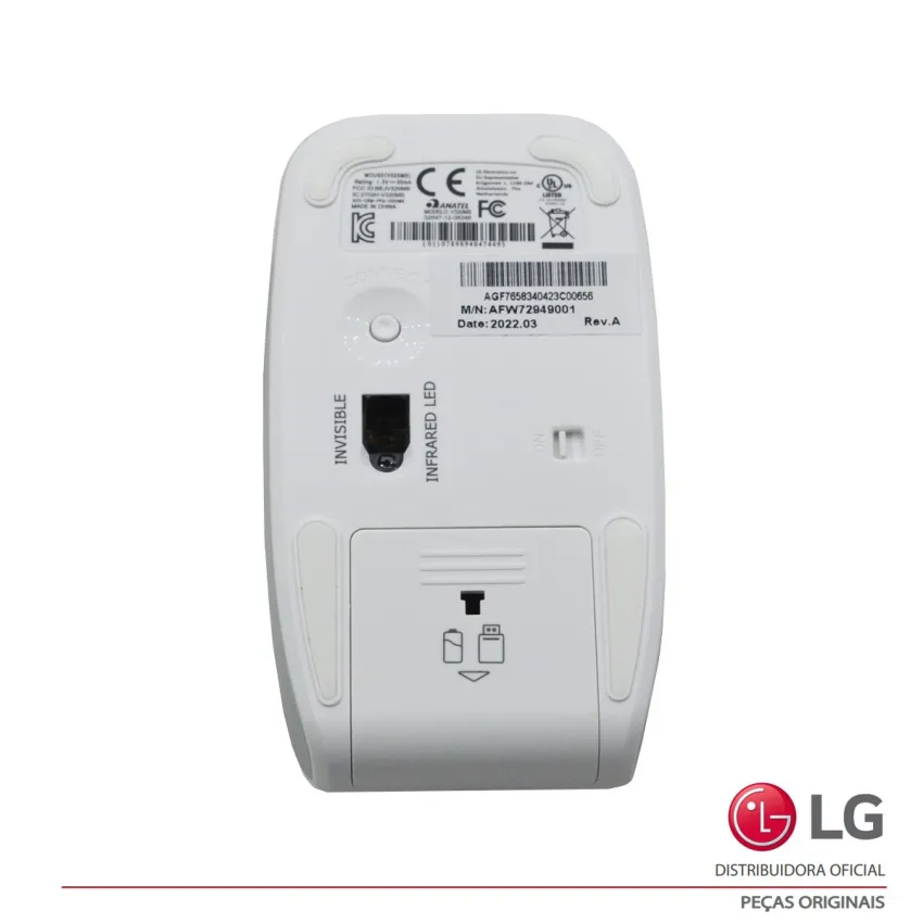 MOUSE sem FIO + RECEPTOR LG ALL IN ONE usb universal V320 24V550 24V570 24V575 27V745 27V790 AFW72949001 AFP73827101