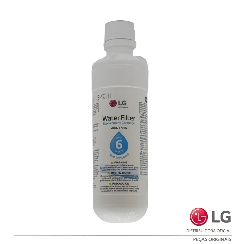 FILTRO DE ÁGUA LG WATER FILTER REFRIGERADOR LT1000P MDJ64844601 AGF80300705 ADQ747935 AGF80300704