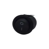 CHAVE GANGORRA ON/OFF  KCD1-106-101 6A 250C ~ 10A 125V 2 TERMINAIS  - PRETO