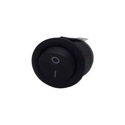 CHAVE GANGORRA ON/OFF  KCD1-106-101 6A 250C ~ 10A 125V 2 TERMINAIS  - PRETO