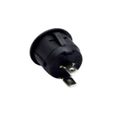 CHAVE GANGORRA ON/OFF  KCD1-106-101 6A 250C ~ 10A 125V 2 TERMINAIS  - PRETO