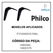 BASE PEDESTAL PHILCO PTV50RCG70BL 168239L 168237R | ORIGINAL
