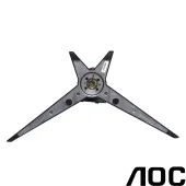 BASE PEDESTAL MONITOR GAMER AOC 24G2 24G2/BK Q37G1077901001CSCX | COR: PRETA E PRATA | ORIGINAL