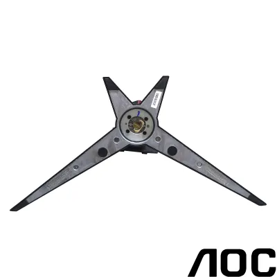 BASE PEDESTAL MONITOR GAMER AOC 24G2 24G2/BK Q37G1077901001CSCX | COR: PRETA E PRATA | ORIGINAL