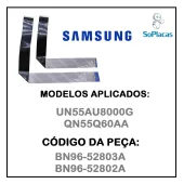 CABO FLAT (PAR) SAMSUNG BN96-52802A BN96-52803A UN55AU8000G QN55Q60AA