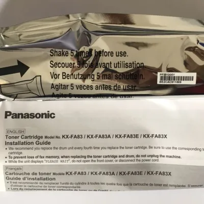 CARTUCHO TONER  PANASONIC KX-FA83A PARA IMPRESSORA FAX FL511/612/651- lacrado / vencido