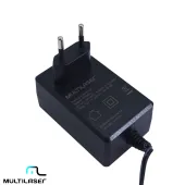 FONTE EXTERNA MULTILASER CP668AS ( 100 - 240V ~ 50/60Hz  1000mA MAX  12V - 3000 mA) ORIGINAL
