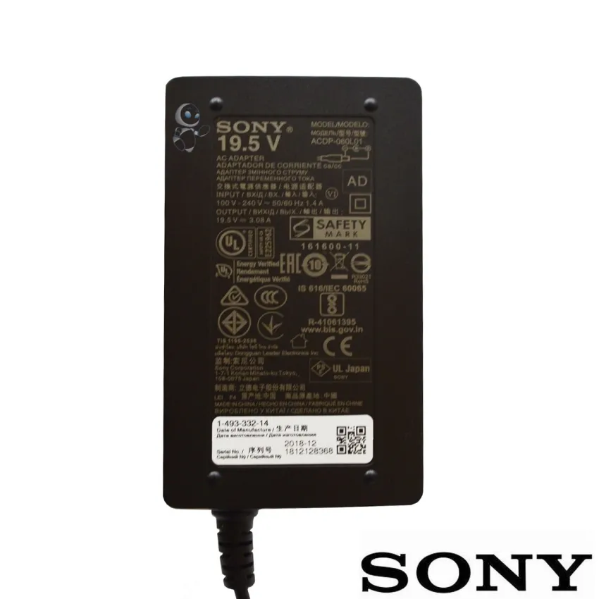 FONTE EXTERNA SONY KDL-43W665F ACDP-060L01 19.5V 3.08A | ORIGINAL