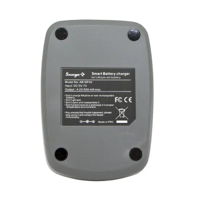 CARREGADOR DE BATERIA AB-NP40 5V-7V 4.2V/500 mA NOVO | ORIGINAL