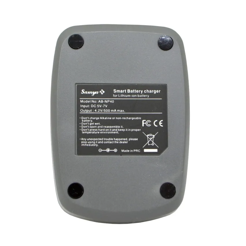 CARREGADOR DE BATERIA AB-NP40 5V-7V 4.2V/500 mA NOVO | ORIGINAL