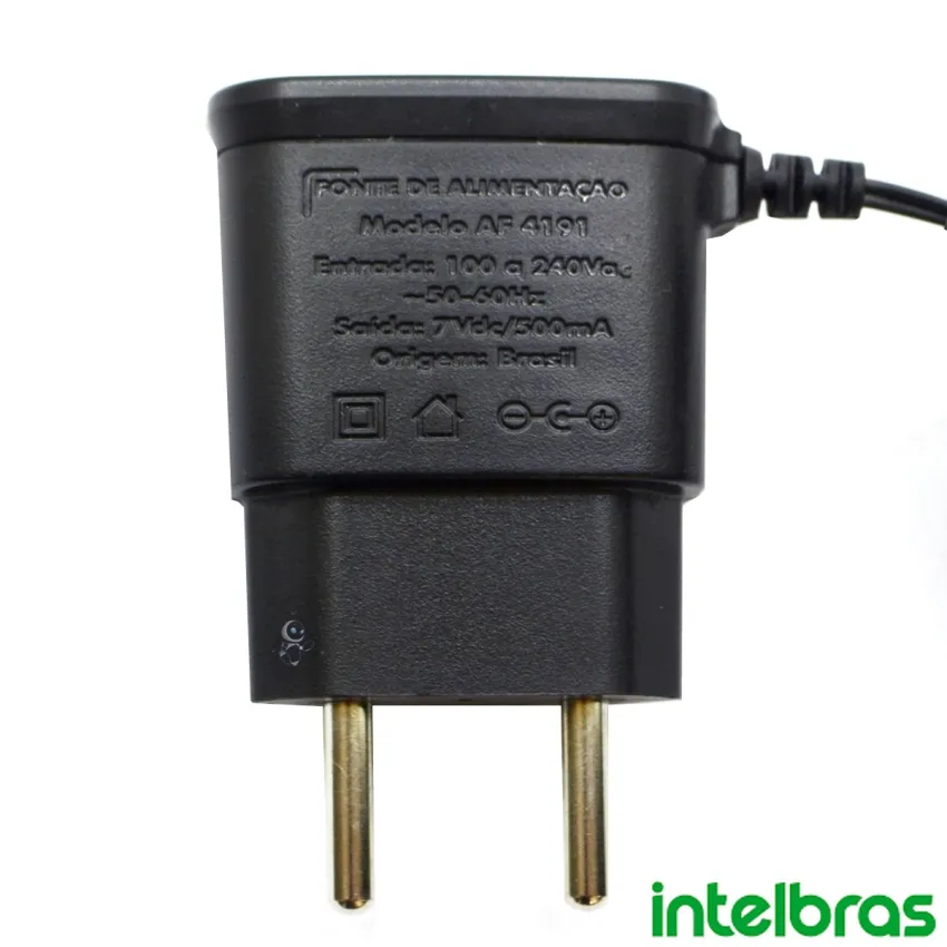 Fonte Conversor Automatico 7v 500ma Af4191 1640296 Intelbras