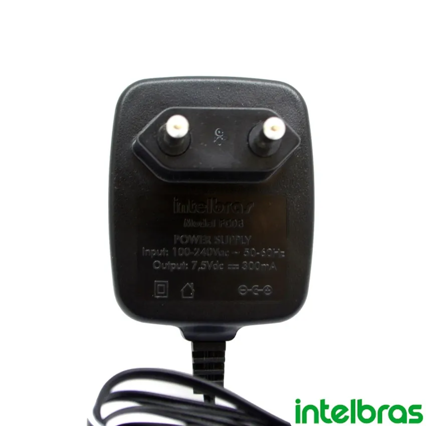 Fonte Intelbras Fc03 Ts10 Ts40 Ts60 7.5v 300mah Original